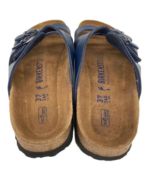 BIRKENSTOCK（ビルケンシュトック）BIRKENSTOCK (ビルケンシュトック) FLORIDA レザーサンダル ネイビー サイズ:24の古着・服飾アイテム