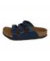 BIRKENSTOCK (ビルケンシュトック) FLORIDA レザーサンダル ネイビー サイズ:24：6000円