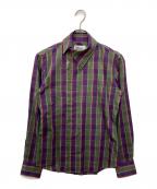 Vivienne Westwood manヴィヴィアン ウェストウッド マン）の古着「シャツ」｜グリーン×パープル