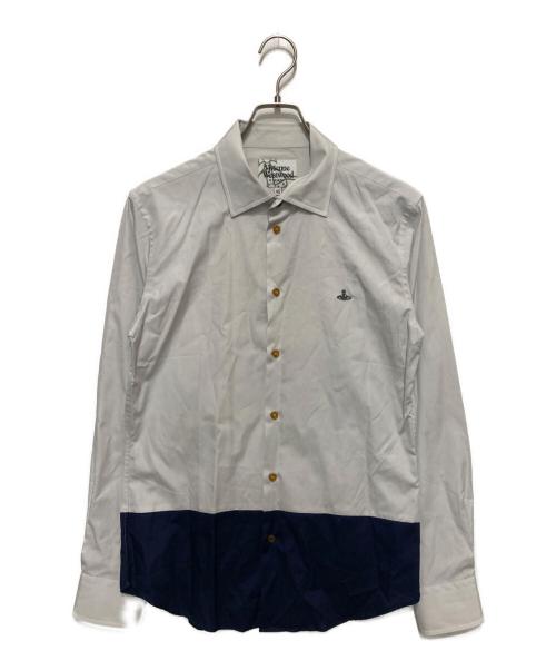 Vivienne Westwood man（ヴィヴィアン ウェストウッド マン）Vivienne Westwood man (ヴィヴィアン ウェストウッド マン) 長袖シャツ ホワイト サイズ:46の古着・服飾アイテム