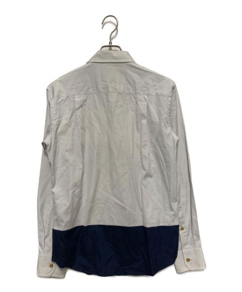 Vivienne Westwood man（ヴィヴィアン ウェストウッド マン）Vivienne Westwood man (ヴィヴィアン ウェストウッド マン) 長袖シャツ ホワイト サイズ:46の古着・服飾アイテム