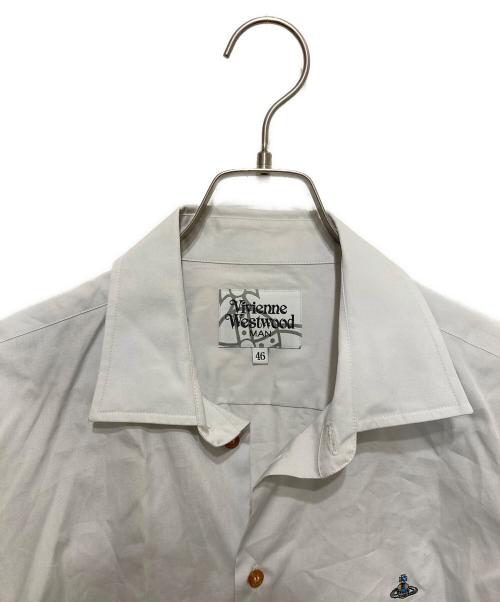 Vivienne Westwood man（ヴィヴィアン ウェストウッド マン）Vivienne Westwood man (ヴィヴィアン ウェストウッド マン) 長袖シャツ ホワイト サイズ:46の古着・服飾アイテム