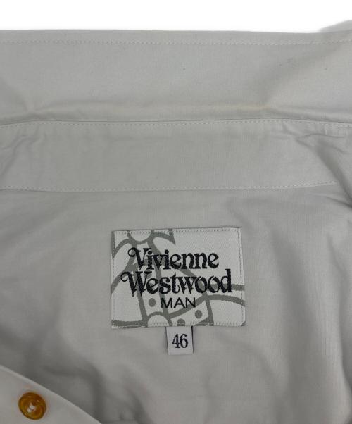 Vivienne Westwood man（ヴィヴィアン ウェストウッド マン）Vivienne Westwood man (ヴィヴィアン ウェストウッド マン) 長袖シャツ ホワイト サイズ:46の古着・服飾アイテム