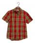 Vivienne Westwood man（ヴィヴィアン ウェストウッド マン）の古着「半袖オーブチェックシャツ」｜レッド