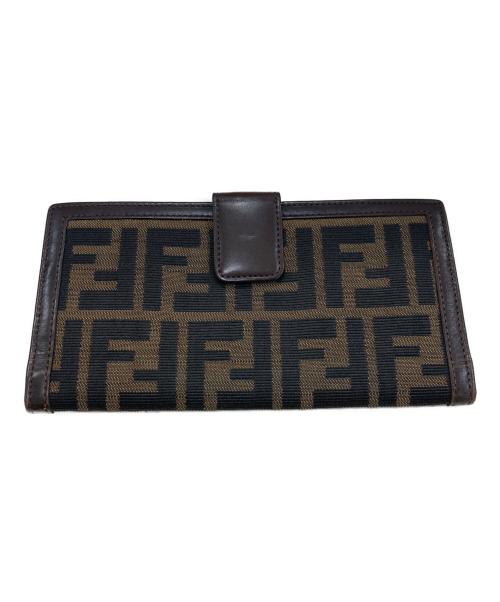 FENDI（フェンディ）FENDI (フェンディ) ズッカ柄財布 ブラウンの古着・服飾アイテム