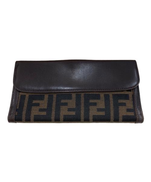 FENDI（フェンディ）FENDI (フェンディ) ズッカ柄財布 ブラウンの古着・服飾アイテム