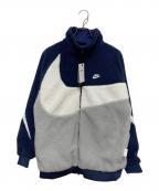 NIKEナイキ）の古着「Swoosh Men's Full-Zip Reversible Jacket スウッシュ メンズ フルジップ リバーシブル ジャケット」｜ネイビー