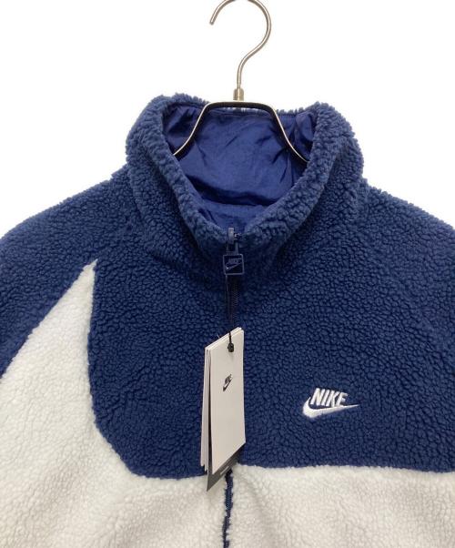 NIKE（ナイキ）NIKE (ナイキ) Swoosh Men's Full-Zip Reversible Jacket スウッシュ メンズ フルジップ リバーシブル ジャケット ネイビー サイズ:XL 未使用品の古着・服飾アイテム