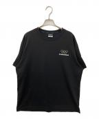 F.C.R.B.エフシーレアルブリストル）の古着「BACK PANEL S/S BIG TEE」｜ブラック