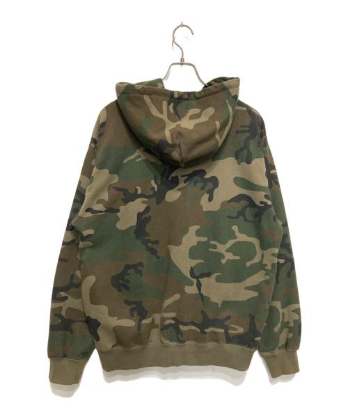 X-LARGE（エクストララージ）X-LARGE (エクストララージ) MULTI LOGO ZIP UP HOODED SWEATSHIRT グリーン サイズ:Mの古着・服飾アイテム