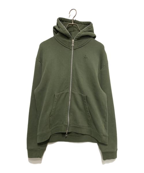 JORDAN（ジョーダン）JORDAN (ジョーダン) TRAVIS SCOTT (トラヴィススコット) TS FZ HOODIE グリーン サイズ:XSの古着・服飾アイテム