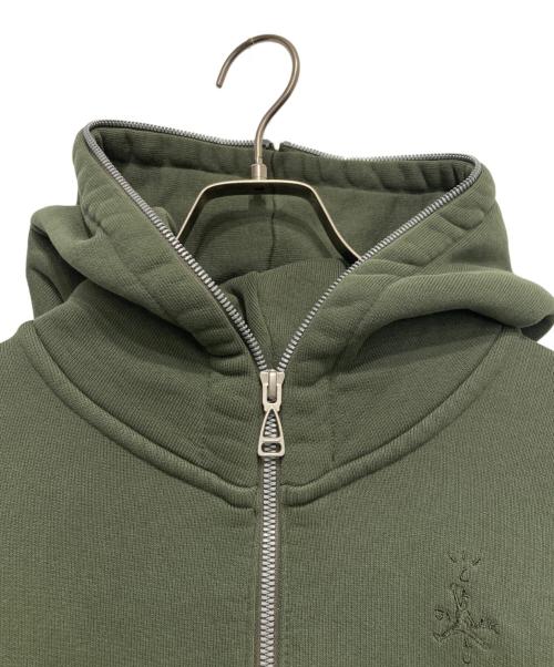 JORDAN（ジョーダン）JORDAN (ジョーダン) TRAVIS SCOTT (トラヴィススコット) TS FZ HOODIE グリーン サイズ:XSの古着・服飾アイテム
