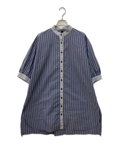 MUSE BY ROCHAS（ミューズ バイ ロ シャス プルミエール）MUSE BY ROCHAS (ミューズ バイ ロ シャス プルミエール) チュニック ブルー サイズ:9の古着・服飾アイテム