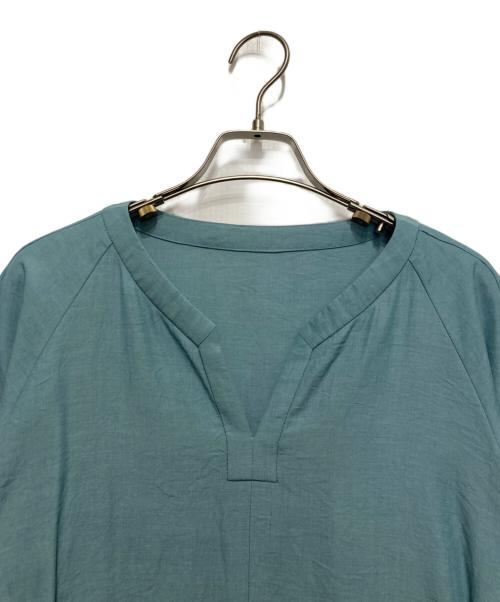 Leilian（レリアン）LEILIAN (レリアン) 刺繍チュニック グリーン サイズ:表記なしの古着・服飾アイテム