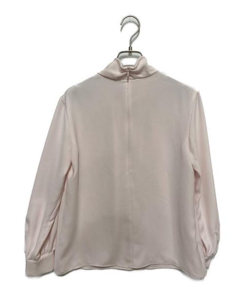 theory luxe（セオリーリュクス）theory luxe (セオリーリュクス) Marvine Sandy ツイストカラーブラウス ピンク サイズ:SIZE 32の古着・服飾アイテム