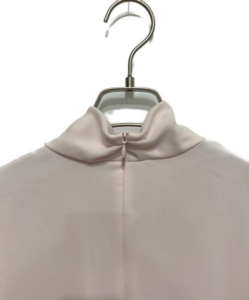 theory luxe（セオリーリュクス）theory luxe (セオリーリュクス) Marvine Sandy ツイストカラーブラウス ピンク サイズ:SIZE 32の古着・服飾アイテム