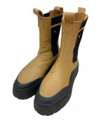 PUMAプーマ）の古着「WNS MAIZE STACK CHELSEA CASUAL BOOTS」｜ベージュ