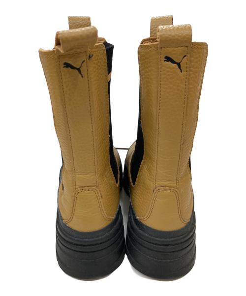 PUMA（プーマ）PUMA (プーマ) WNS MAIZE STACK CHELSEA CASUAL BOOTS ベージュ サイズ:25の古着・服飾アイテム