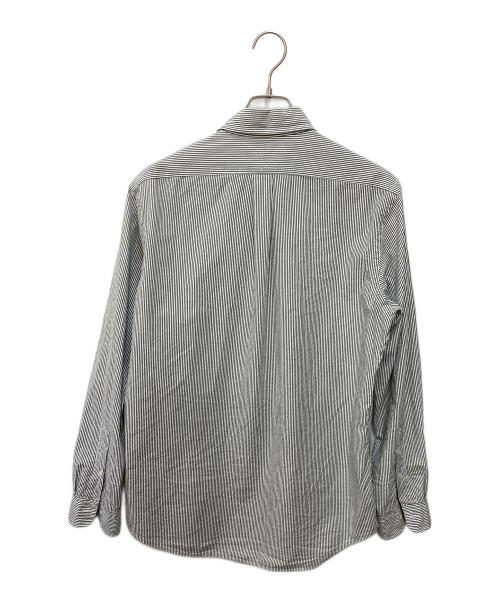 POLO RALPH LAUREN（ポロ・ラルフローレン）POLO RALPH LAUREN (ポロ・ラルフローレン) BD PPC-LONG SLEEVE SPORT SHIRT ホワイト×グレー サイズ:Mの古着・服飾アイテム