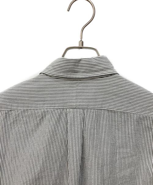 POLO RALPH LAUREN（ポロ・ラルフローレン）POLO RALPH LAUREN (ポロ・ラルフローレン) BD PPC-LONG SLEEVE SPORT SHIRT ホワイト×グレー サイズ:Mの古着・服飾アイテム