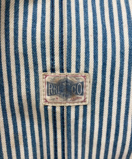 RRL（ダブルアールエル）RRL (ダブルアールエル) 2WAYバッグ ホワイト×ブルーの古着・服飾アイテム