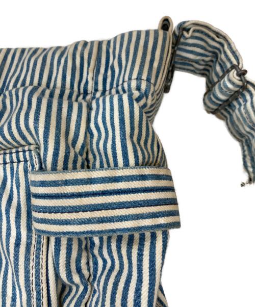 RRL（ダブルアールエル）RRL (ダブルアールエル) 2WAYバッグ ホワイト×ブルーの古着・服飾アイテム