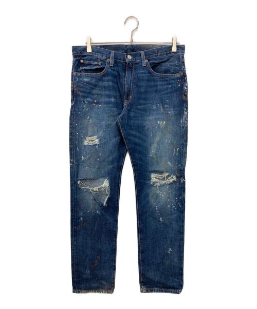 Denim & Supply Ralph Lauren（デニム＆サプライ ラルフローレン）Denim & Supply Ralph Lauren (デニム＆サプライ ラルフローレン) ペンキダメージ加工デニムパンツ インディゴ サイズ:W28の古着・服飾アイテム