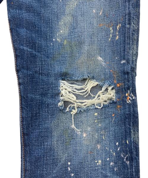 Denim & Supply Ralph Lauren（デニム＆サプライ ラルフローレン）Denim & Supply Ralph Lauren (デニム＆サプライ ラルフローレン) ペンキダメージ加工デニムパンツ インディゴ サイズ:W28の古着・服飾アイテム