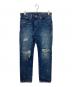 Denim & Supply Ralph Lauren（デニム＆サプライ ラルフローレン）の古着「ペンキダメージ加工デニムパンツ」｜インディゴ