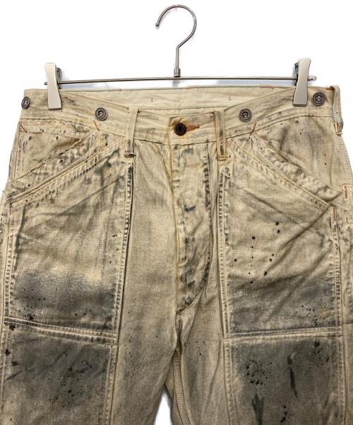 RRL（ダブルアールエル）RRL (ダブルアールエル) NEW ENGLAND CARPENTER PANTS アイボリー サイズ:33の古着・服飾アイテム