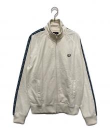 FRED PERRY（フレッドペリー）の古着「Contrast Tape Track Jacket」｜アイボリー