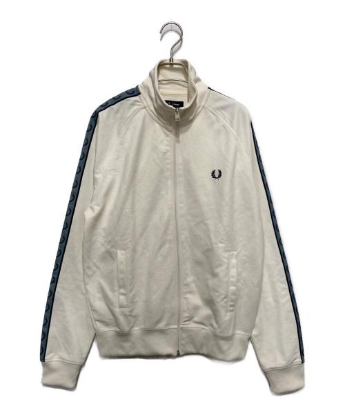 FRED PERRY（フレッドペリー）FRED PERRY (フレッドペリー) Contrast Tape Track Jacket アイボリー サイズ:Mの古着・服飾アイテム