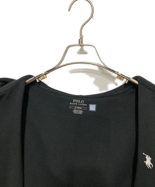 POLO RALPH LAUREN（ポロ・ラルフローレン）POLO RALPH LAUREN (ポロ・ラルフローレン) ポニー刺繍ジップアップパーカー ブラック サイズ:Mの古着・服飾アイテム