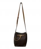 MICHAEL KORSマイケルコース）の古着「HAMILTON LEGACY MEDIUM LOGO MESSENGER BAG」｜ブラウン