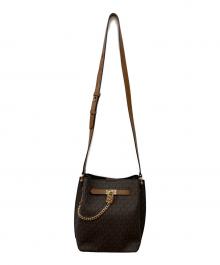 MICHAEL KORS（マイケルコース）の古着「HAMILTON LEGACY MEDIUM LOGO MESSENGER BAG」｜ブラウン