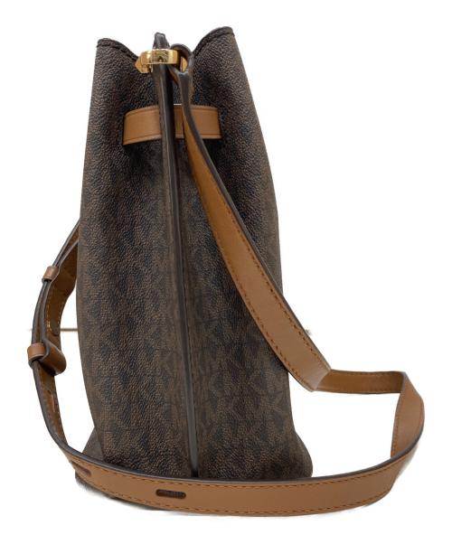 MICHAEL KORS（マイケルコース）MICHAEL KORS (マイケルコース) HAMILTON LEGACY MEDIUM LOGO MESSENGER BAG ブラウンの古着・服飾アイテム