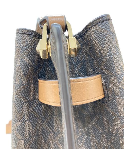 MICHAEL KORS（マイケルコース）MICHAEL KORS (マイケルコース) HAMILTON LEGACY MEDIUM LOGO MESSENGER BAG ブラウンの古着・服飾アイテム