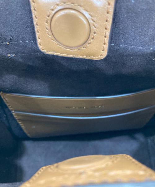 MICHAEL KORS（マイケルコース）MICHAEL KORS (マイケルコース) HAMILTON LEGACY MEDIUM LOGO MESSENGER BAG ブラウンの古着・服飾アイテム