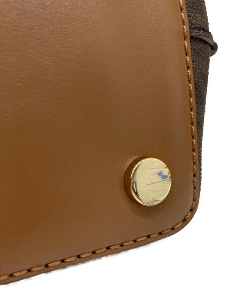 MICHAEL KORS（マイケルコース）MICHAEL KORS (マイケルコース) HAMILTON LEGACY MEDIUM LOGO MESSENGER BAG ブラウンの古着・服飾アイテム