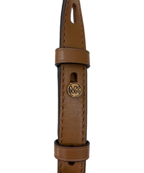 MICHAEL KORS（マイケルコース）MICHAEL KORS (マイケルコース) HAMILTON LEGACY MEDIUM LOGO MESSENGER BAG ブラウンの古着・服飾アイテム