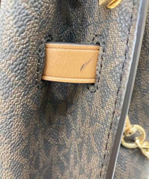 MICHAEL KORS（マイケルコース）MICHAEL KORS (マイケルコース) HAMILTON LEGACY MEDIUM LOGO MESSENGER BAG ブラウンの古着・服飾アイテム
