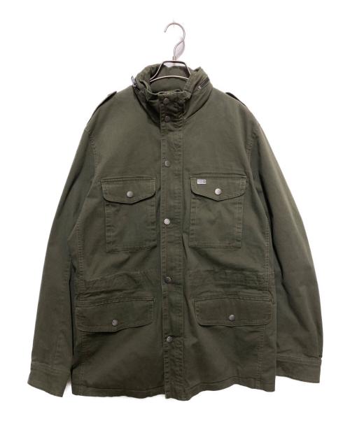 DIESEL（ディーゼル）DIESEL (ディーゼル) ミリタリージャケット グリーン サイズ:XXLの古着・服飾アイテム