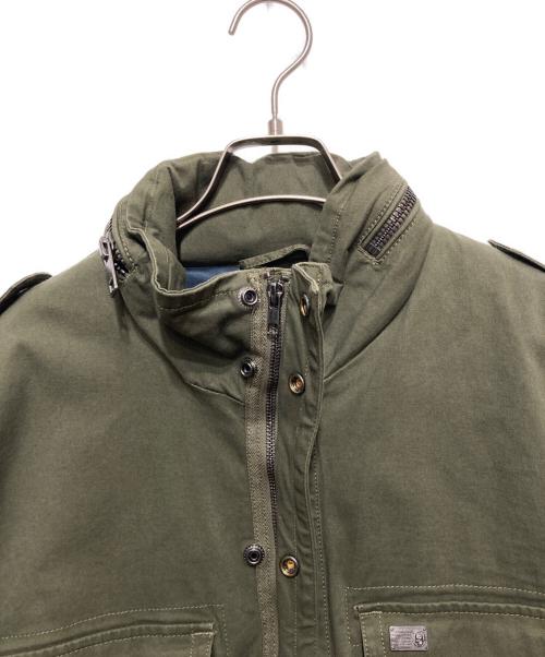 DIESEL（ディーゼル）DIESEL (ディーゼル) ミリタリージャケット グリーン サイズ:XXLの古着・服飾アイテム