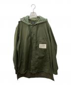 DIESELディーゼル）の古着「フーデッドジャケット」｜グリーン