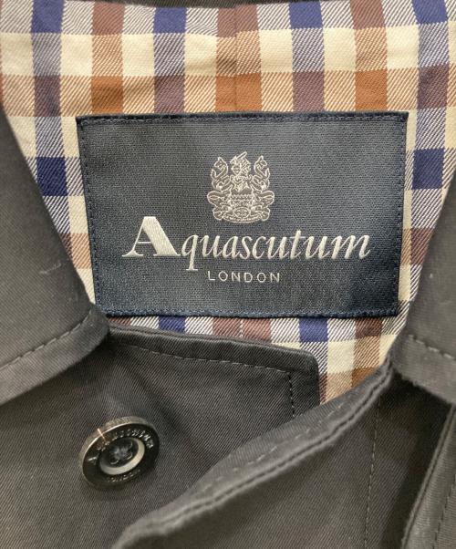 Aquascutum（アクアスキュータム）Aquascutum (アクアスキュータム) O CITYSHOP 別注 “O” OVERSIZED コート ブラック サイズ:SIZE 8の古着・服飾アイテム