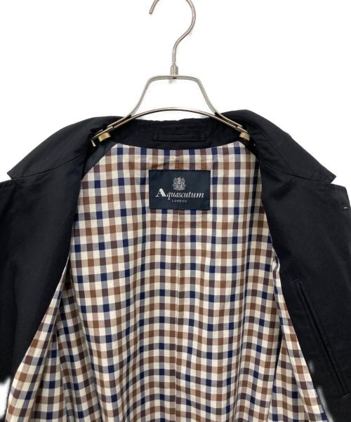 Aquascutum（アクアスキュータム）Aquascutum (アクアスキュータム) O CITYSHOP 別注 “O” OVERSIZED コート ブラック サイズ:SIZE 8の古着・服飾アイテム