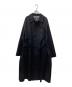 Aquascutum（アクアスキュータム）の古着「別注 “O” OVERSIZED コート」｜ブラック