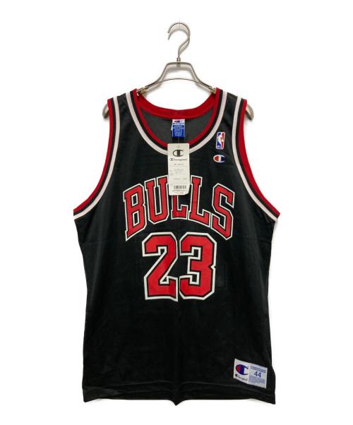 Champion（チャンピオン）Champion (チャンピオン) 90s Champion BULLS シカゴブルズ ユニフォーム ブラック サイズ:Lの古着・服飾アイテム