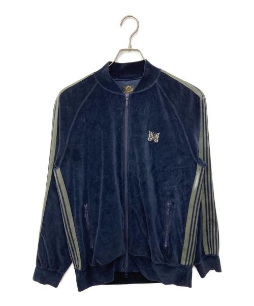 Needles（ニードルズ）Needles (ニードルズ) Velour Track Jacket ネイビー サイズ:Ｍの古着・服飾アイテム