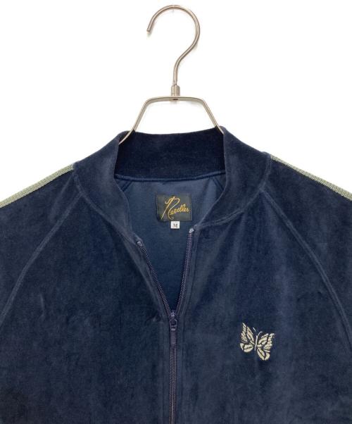 Needles（ニードルズ）Needles (ニードルズ) Velour Track Jacket ネイビー サイズ:Ｍの古着・服飾アイテム